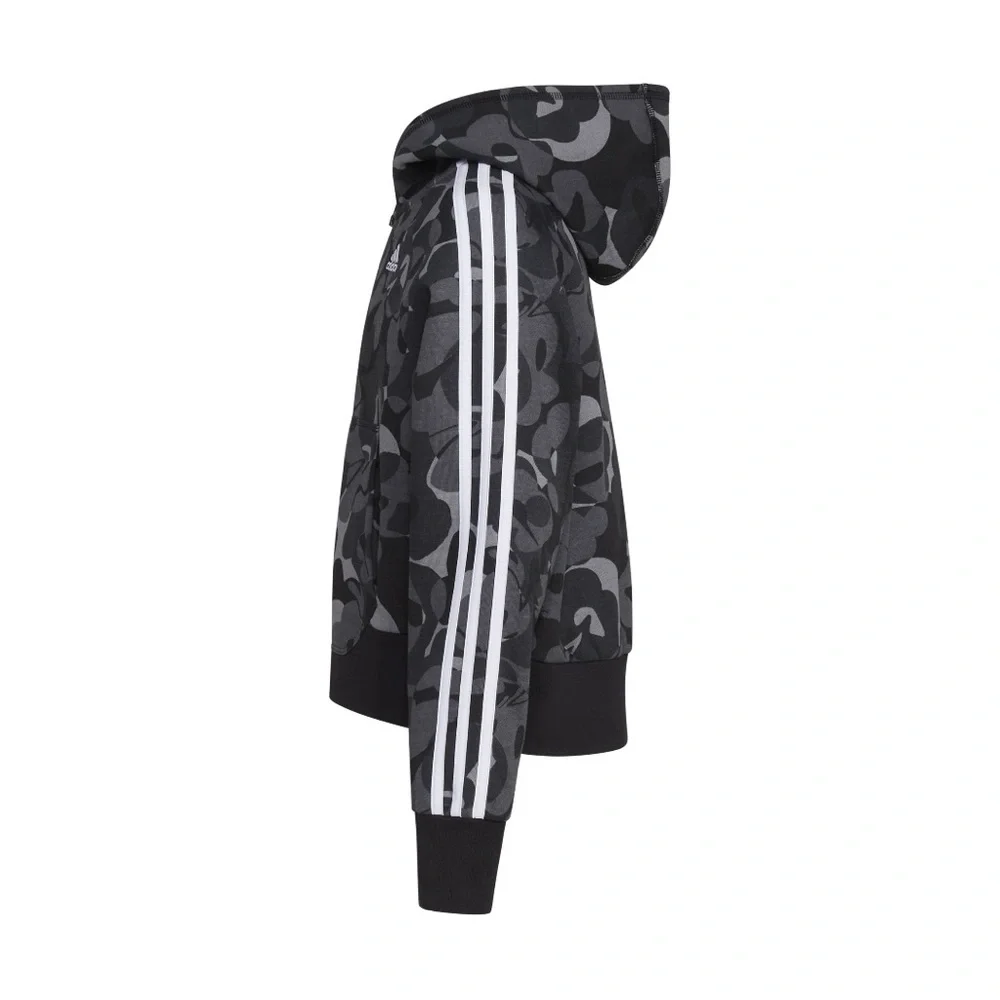 Adidas Girls Zip Up Fleece Hoodie NWT - Picture 3 of 3